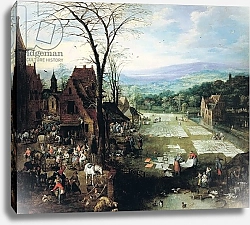 Постер Момпье Жос Market and Bleaching Ground, 1620-22