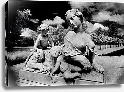 Постер Мардсен Симон (чбф) Sphinx with Two Putti, Potsdam, Germany