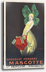 Постер Д'Илен Жан Chocolat fondant Mascotte. Compagnie française, Strasbourg