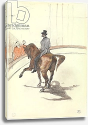 Постер Тулуз-Лотрек Анри (Henri Toulouse-Lautrec) At the Circus: The Spanish Walk, 1899