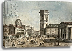 Постер Васильев Федор View of Nevsky Prospekt, St. Petersburg, 1810