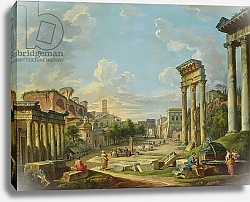Постер Панини Джованни Паоло View of Campo Vaccino in Rome, 1740