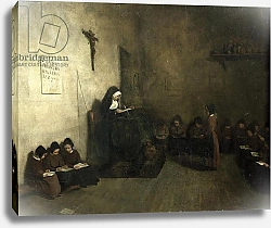 Постер Бонвин Франсуа Interior of a School for Orphaned Girls, 1850