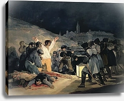 Постер Гойя Франсиско (Francisco de Goya) Execution of the Defenders of Madrid, 3rd May, 1808, 1814