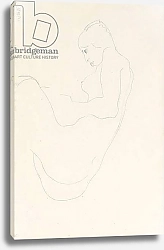 Постер Шиле Эгон (Egon Schiele) Seated nude, 1912