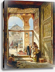 Постер Бауэрнфайнд Густав The Gate of the Great Umayyad Mosque, Damascus, 1890
