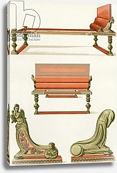 Постер Сельер П. Bronze furniture from Pompeii