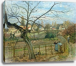 Постер Писсарро Камиль (Camille Pissarro) The Fence, 1872