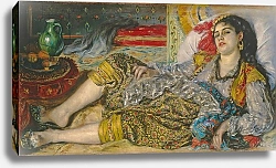 Постер Ренуар Пьер (Pierre-Auguste Renoir) Odalisque, 1870