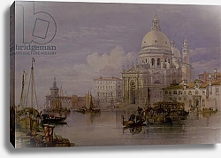 Постер Лейтш Уильям Santa Maria della Salute from the Grand Canal, Venice, 19th century