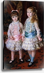 Постер Ренуар Пьер (Pierre-Auguste Renoir) Pink and Blue or, The Cahen d'Anvers Girls, 1881