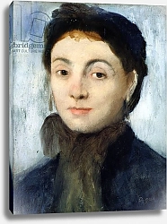 Постер Дега Эдгар (Edgar Degas) Portrait of Josephine Gaujelin, 1867