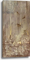 Постер Невинсон Кристофер New York by Night, c.1922