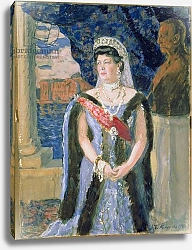 Постер Кустодиев Борис Portrait of the Grand Duchess Maria Pavlovna, 1911 1