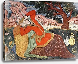 Постер Школа: Персидская Woman from the Court of Shah Abbas I, 1585-1627 2