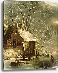 Постер Бирштатен Ян Amsterdam, winter scene, 17th century