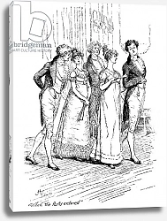 Постер Томсон Хью (грав) Illustration from 'Pride & Prejudice' by Jane Austen, edition published in 1894 3