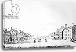 Постер Кинг Хайнц View of the Principal Street of Stockton in the County of Durham, 1796