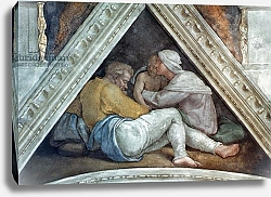 Постер Микеланджело (Michelangelo Buonarroti) Sistine Chapel Ceiling: The Ancestors of Christ