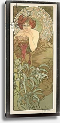 Постер Муха Альфонс The Precious Stones: Emerald, 1900