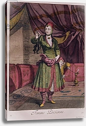 Постер Школа: Персидская, 18в. Portrait of a lady from the 