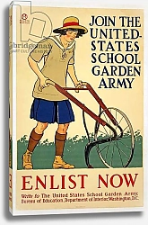 Постер Пенфилд Эдвард Join the United States School Garden Army - Enlist now, 1918