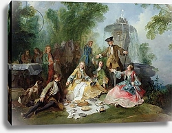 Постер Ланкре Никола The Hunting Party Meal, c. 1737