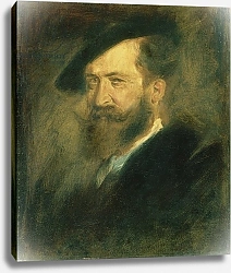 Постер Ленбах Франц Portrait of the Artist Wilhelm Busch, c.1878