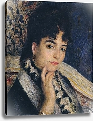 Постер Ренуар Пьер (Pierre-Auguste Renoir) Portrait of Madame Alphonse Daudet 1876