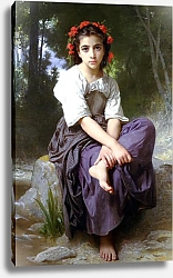 Постер Бугеро Вильям (Adolphe-William Bouguereau) Ручей 2