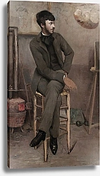 Постер Редерштайн Оттилия Portrait of a Painter in a Parisian Studio