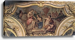 Постер Натойр Чарльз Decorative panel from the Oval Salon illustrating the Story of Psyche, 1732-39