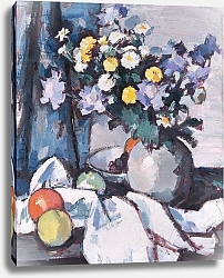 Постер Пеплой Самуэль Michaelmas Daisies and Oranges, c.1925