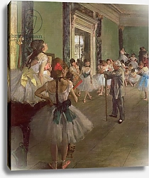 Постер Дега Эдгар (Edgar Degas) The Dancing Class, c.1873-76