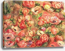 Постер Ренуар Пьер (Pierre-Auguste Renoir) Bed of anemones, 1901