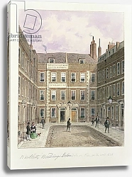Постер Шепард Томас (акв) Bartlett's Buildings, Holborn, 1838