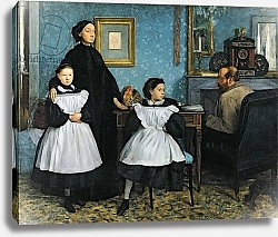 Постер Дега Эдгар (Edgar Degas) The Bellelli Family, 1858-67