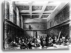 Постер Шепард Томас (последователи) The Sixth Reading Room of The British Museum, published in 'London Interiors', 1841