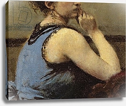 Постер Коро Жан (Jean-Baptiste Corot) The Woman in Blue, 1874 2