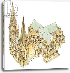 Постер Азнар Ценамор Фернандо Chartres Cathedral. France