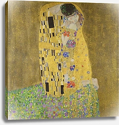 Постер Климт Густав (Gustav Klimt) Поцелуй 1