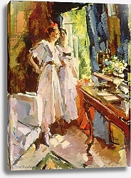 Постер Коровин Константин At the Open Window, 1916