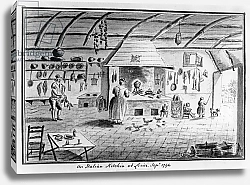 Постер Школа: Итальянская 18в View of an Italian kitchen at Lerici, September 1754
