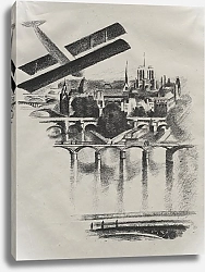 Постер Делоне Робер Allo Paris; The Bridges of Paris and Notre-Dame
