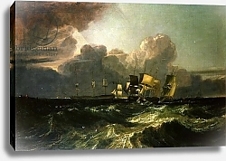 Постер Тернер Уильям (William Turner) Ships Bearing up for Anchorage, 1802