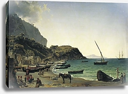 Постер Щедрин Сильвестр Большая гавань на острове Капри. 1828