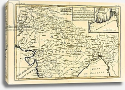 Постер Бонне Чарльз (карты) Northern India, 1780