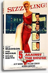 Постер Film Noir Poster - 5 Against The House