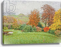 Постер Уилкинс Уильям (совр) Autumn Landscape, Rain, 2007