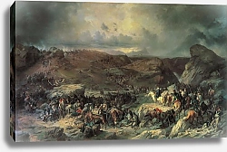 Постер Коцебу Александр Переход войск Суворова через Сен-Готард 13 сентября 1799 года